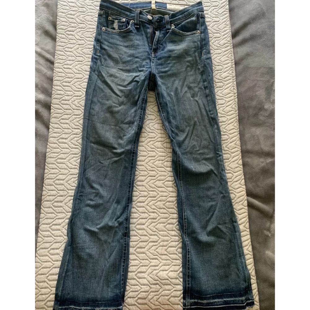 Rag & Bone Crop Jeans in Stark Size 25